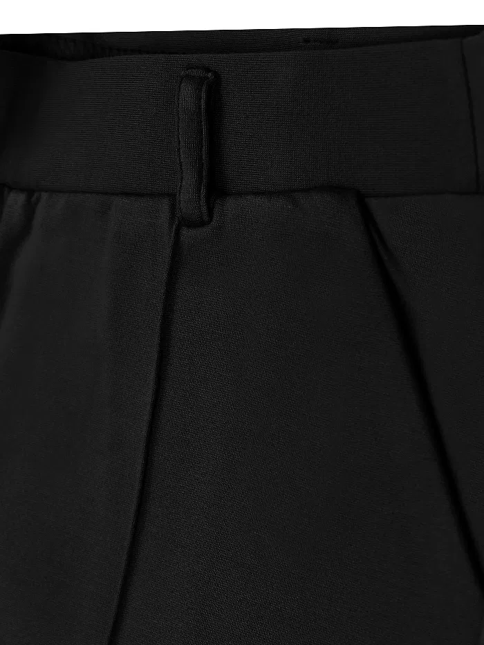 Solid Black Parallel Women Jeggings